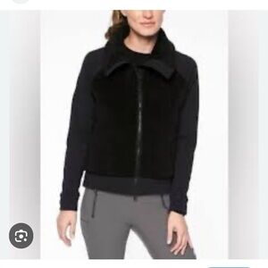 Athleta black  Fleece Sherpa Jacket